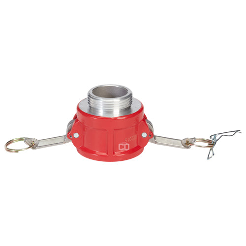 Aluminum 2" Female Camlock x 1 1/2" Male NH Fire Hose