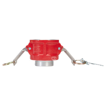 Aluminum 2" Female Camlock x 1 1/2" Male NH Fire Hose