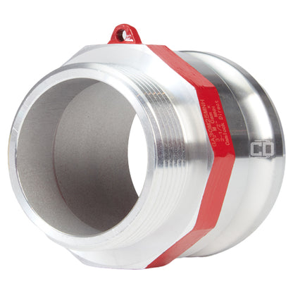 Aluminum 3" Male Camlock x 2 1/2" Male NH Fire Hose