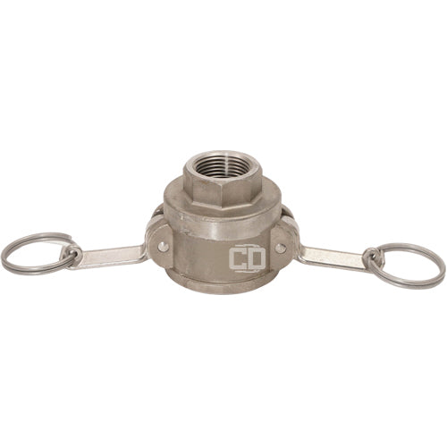 Stainless Steel 1 1/2" Female Camlock x 1" Female NPT (USA)