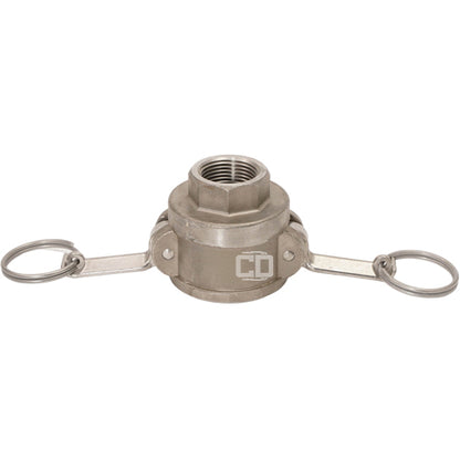 Stainless Steel 1 1/2" Female Camlock x 1" Female NPT (USA)