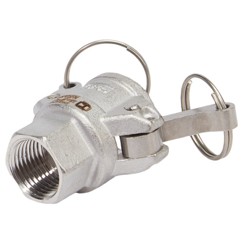 Stainless Steel 1/2" Female Camlock x 1/2" Female NPT