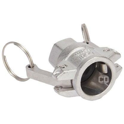 Stainless Steel 1/2" Female Camlock x 1/2" Female NPT