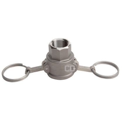 Stainless Steel 3/4" Female Camlock x 3/4" Female NPT (USA)