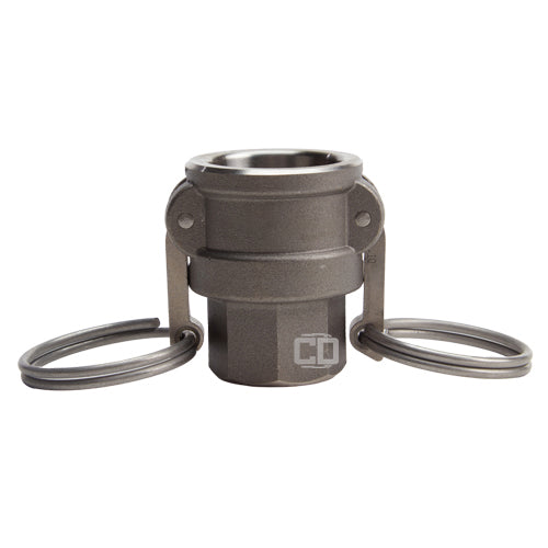 Stainless Steel 3/4" Female Camlock x 3/4" Female NPT (USA)