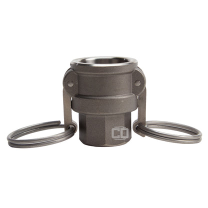 Stainless Steel 3/4" Female Camlock x 3/4" Female NPT (USA)