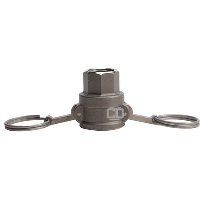 Stainless Steel 3/4" Female Camlock x 3/4" Female NPT (USA)