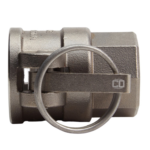 Stainless Steel 1" Female Camlock x 1" Female NPT (USA)