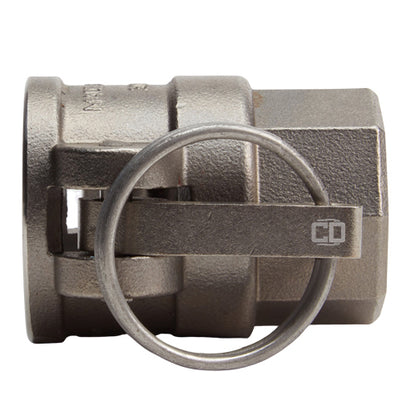 Stainless Steel 1" Female Camlock x 1" Female NPT (USA)