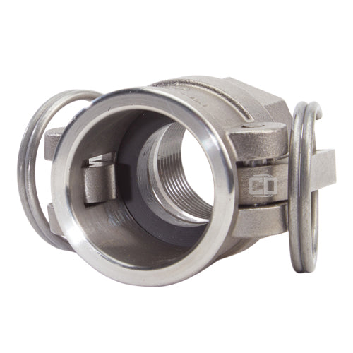 Stainless Steel 1" Female Camlock x 1" Female NPT (USA)