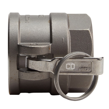 Stainless Steel 2" Female Camlock x 2" Female NPT (USA)