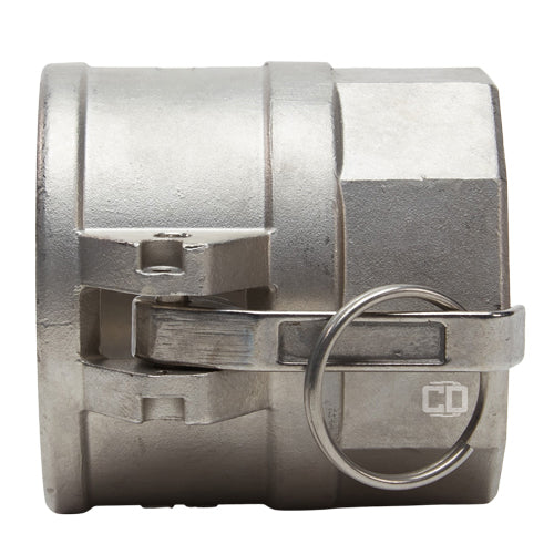 Stainless Steel 2 1/2" Female Camlock x 2 1/2" Female NPT (USA)