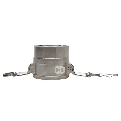 Stainless Steel 3" Female Camlock x 3" Female NPT (USA)