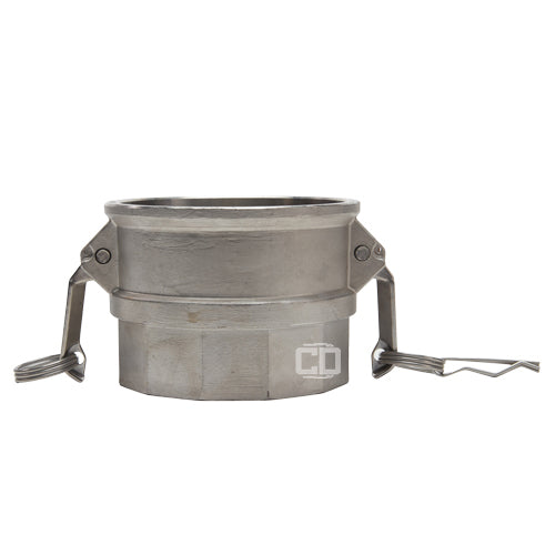 Stainless Steel 6" Female Camlock x 6" Female NPT (USA)