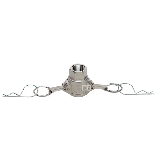 Stainless Steel 1/2" Female Camlock x 1/2" Female NPT (USA)