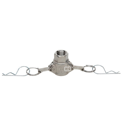 Stainless Steel 1/2" Female Camlock x 1/2" Female NPT (USA)