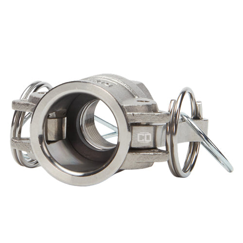 Stainless Steel 1/2" Female Camlock x 1/2" Female NPT (USA)