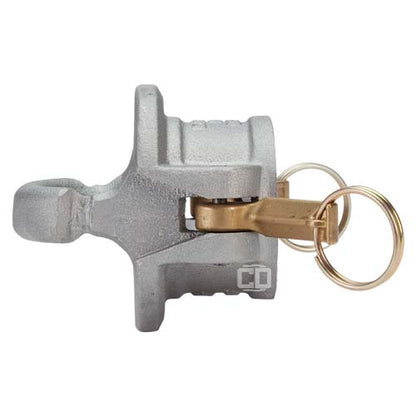 Aluminum 4" Female Safety Bump Cap