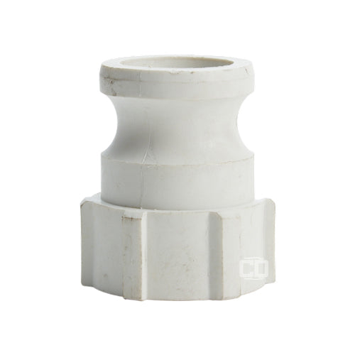 Food Grade Poly 1 1/4" Male Camlock x 1 1/4" Female NPT (USA)