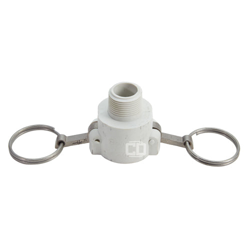 Food Grade Poly 3/4" Female Camlock x 3/4" Male NPT (USA)