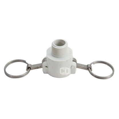 Food Grade Poly 3/4" Female Camlock x 3/4" Male NPT (USA)