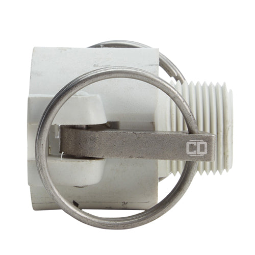 Food Grade Poly 3/4" Female Camlock x 3/4" Male NPT (USA)