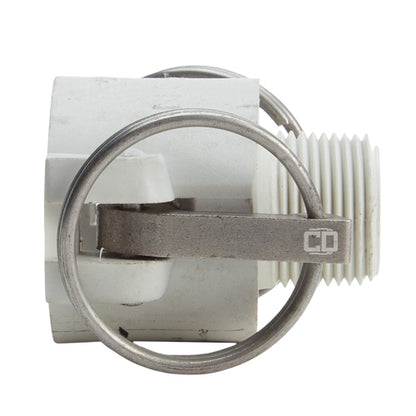 Food Grade Poly 3/4" Female Camlock x 3/4" Male NPT (USA)