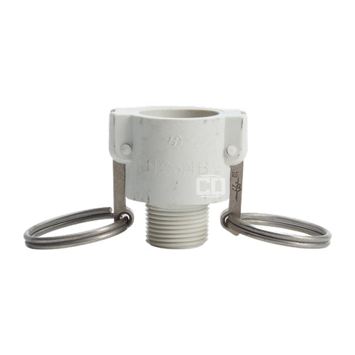 Food Grade Poly 3/4" Female Camlock x 3/4" Male NPT (USA)