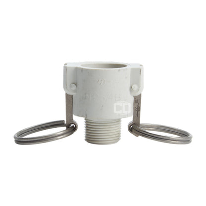 Food Grade Poly 3/4" Female Camlock x 3/4" Male NPT (USA)