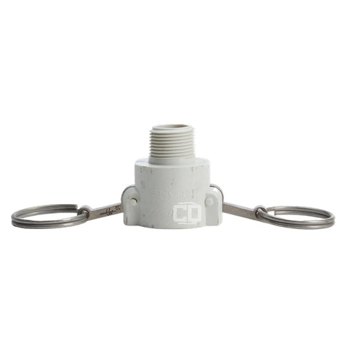 Food Grade Poly 3/4" Female Camlock x 3/4" Male NPT (USA)