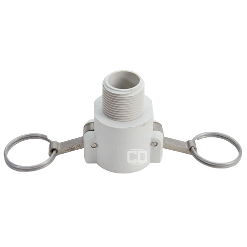 Food Grade Poly 1" Female Camlock x 1" Male NPT (USA)