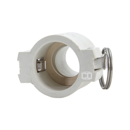 Food Grade Poly 1 1/4" Female Camlock x 1 1/4" Male NPT (USA)