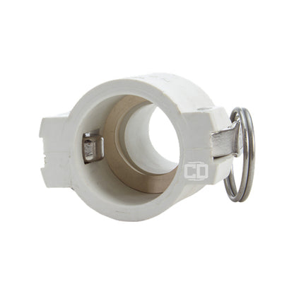 Food Grade Poly 1 1/4" Female Camlock x 1 1/4" Male NPT (USA)