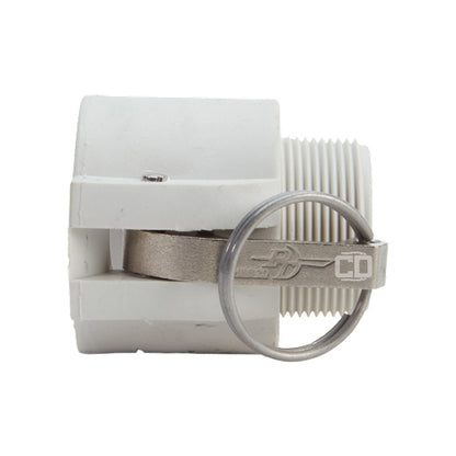 Food Grade Poly 1 1/2" Female Camlock x 1 1/2" Male NPT (USA)