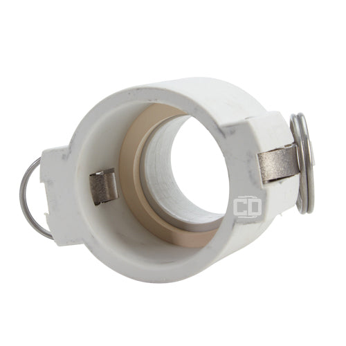 Food Grade Poly 2" Female Camlock x 2" Male NPT (USA)