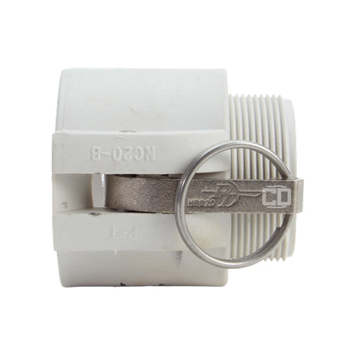 Food Grade Poly 2" Female Camlock x 2" Male NPT (USA)