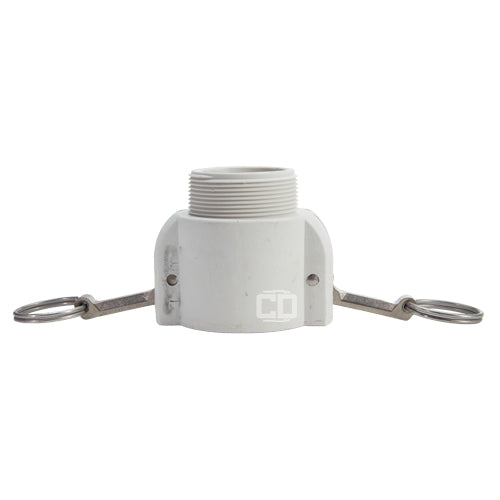 Food Grade Poly 2" Female Camlock x 2" Male NPT (USA)