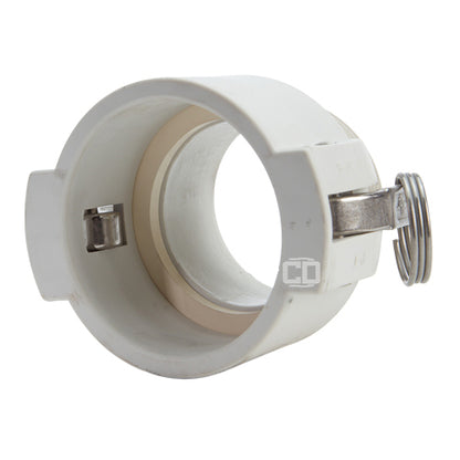 Food Grade Poly 3" Female Camlock x 3" Male NPT (USA)