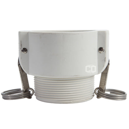 Food Grade Poly 3" Female Camlock x 3" Male NPT (USA)