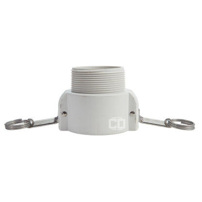 Food Grade Poly 3" Female Camlock x 3" Male NPT (USA)