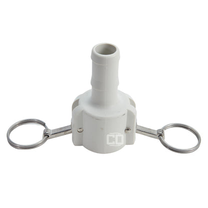 Food Grade Poly 1" Female Camlock to Hose Shank (USA)