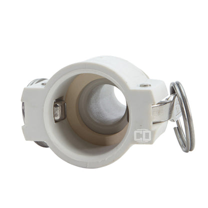 Food Grade Poly 1 1/4" Female Camlock to Hose Shank (USA)