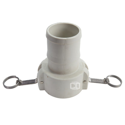 Food Grade Poly 3" Female Camlock to Hose Shank (USA)