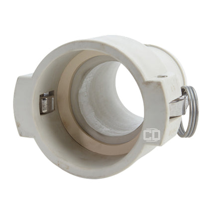 Food Grade Poly 3" Female Camlock to Hose Shank (USA)