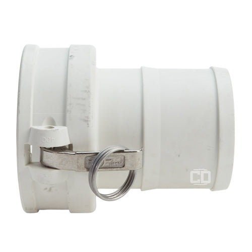 Food Grade Poly 4" Female Camlock to Hose Shank (USA)