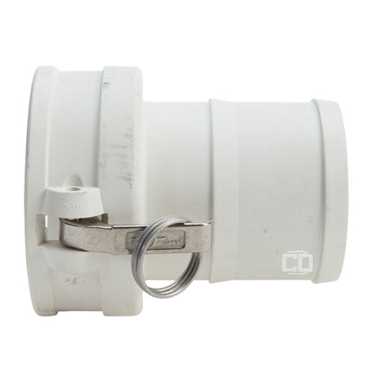 Food Grade Poly 4" Female Camlock to Hose Shank (USA)