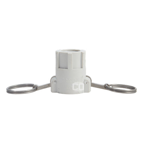 Food Grade Poly 3/4" Female Camlock x 3/4" Female NPT (USA)