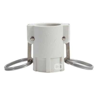 Food Grade Poly 1" Female Camlock x 1" Female NPT (USA)