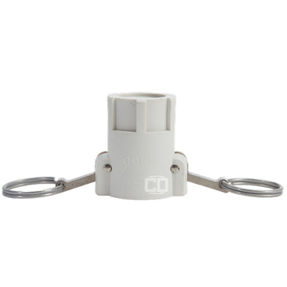 Food Grade Poly 1" Female Camlock x 1" Female NPT (USA)