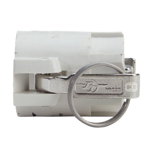 Food Grade Poly 1 1/4" Female Camlock x 1 1/4" Female NPT (USA)